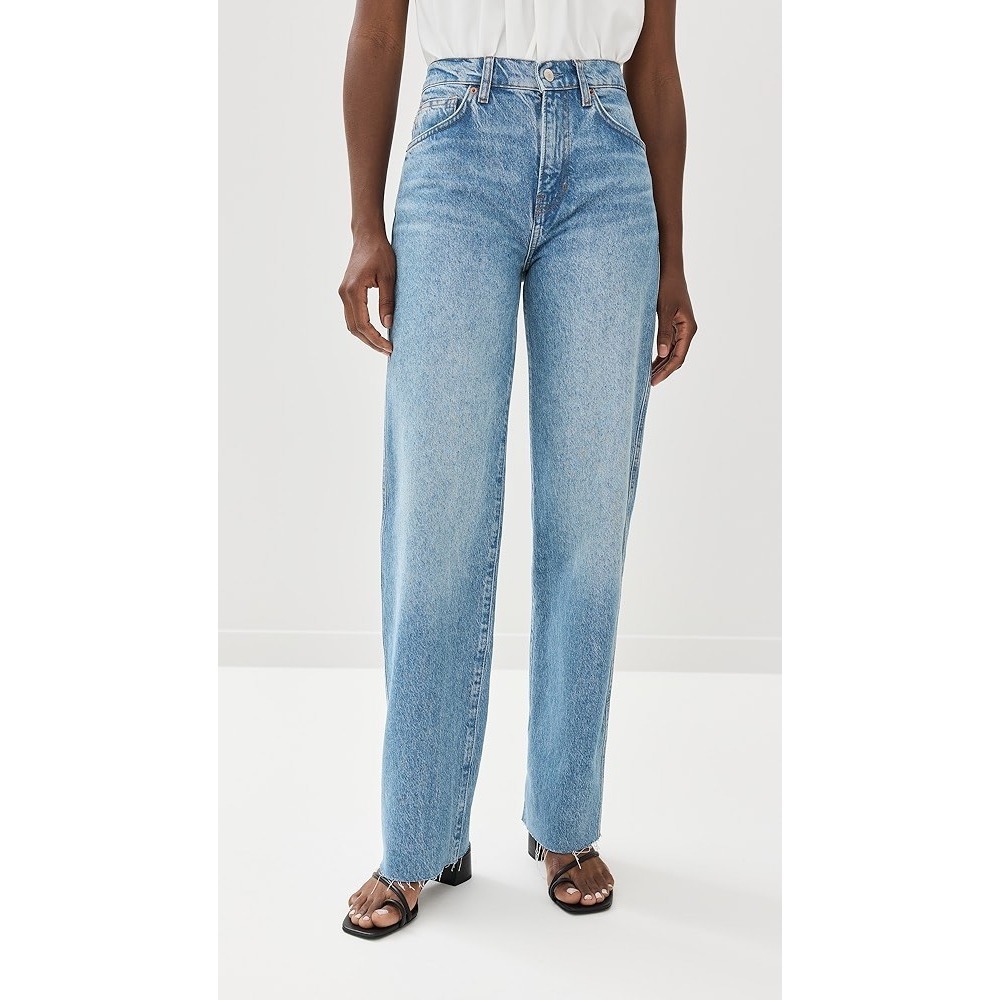 Reformation 90's Mid Rise Straight Jeans in Colorado